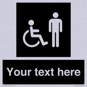 Custom information: black panel disabled and male